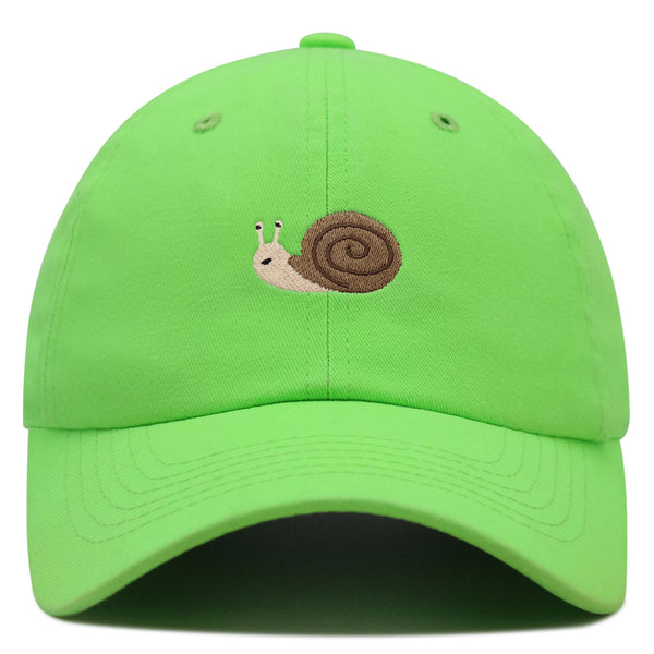 Snail Premium Dad Hat Embroidered Baseball Cap Cute