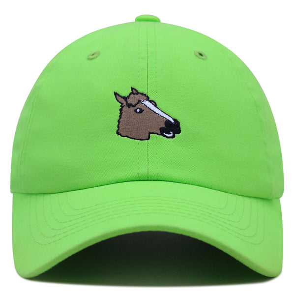 Horse Mask  Premium Dad Hat Embroidered Baseball Cap Costume