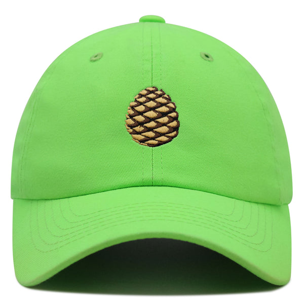 Pinecone Premium Dad Hat Embroidered Baseball Cap Pine Tree