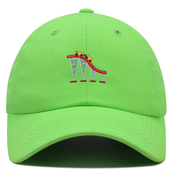 Roller Coaster Premium Dad Hat Embroidered Baseball Cap Tycoon