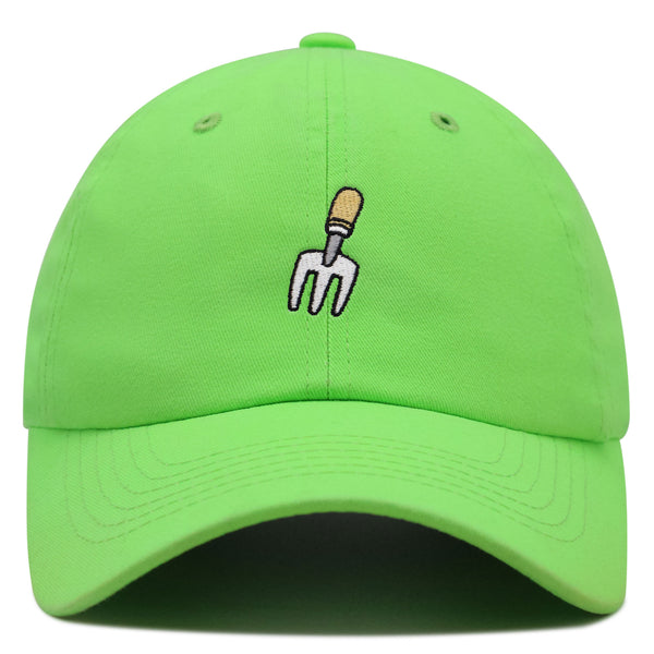 Plant Fork Premium Dad Hat Embroidered Baseball Cap Tool