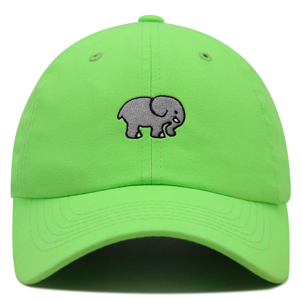 Elephant Premium Dad Hat Embroidered Baseball Cap Cute