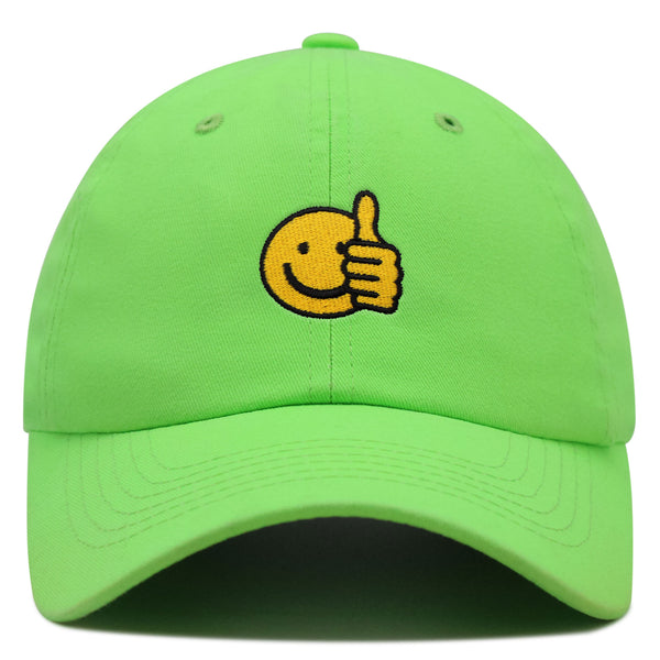 Like Thumbs Up Emoji Premium Dad Hat Embroidered Baseball Cap Funny