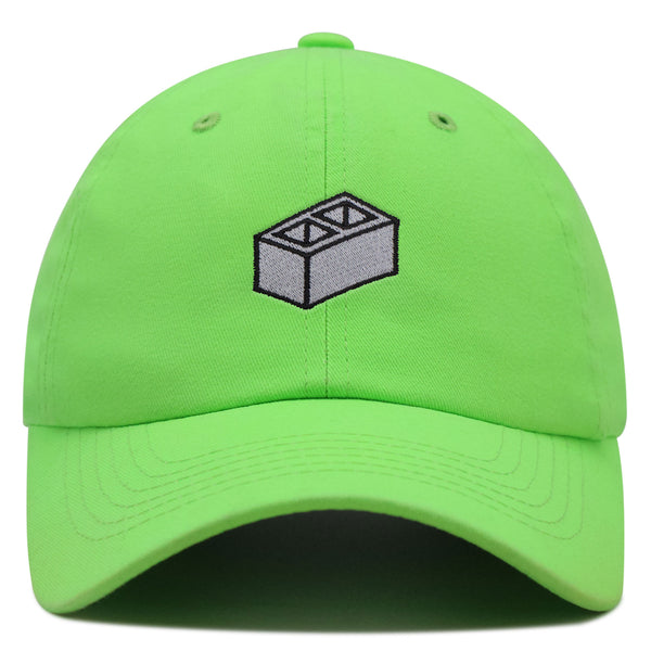 Cinder Block Premium Dad Hat Embroidered Baseball Cap Construction