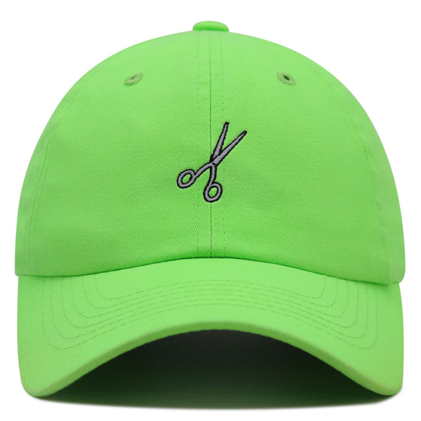 Scissors Premium Dad Hat Embroidered Baseball Cap Barbor