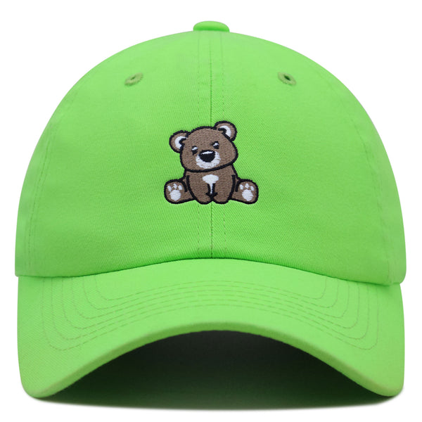 Bear Premium Dad Hat Embroidered Baseball Cap Curious