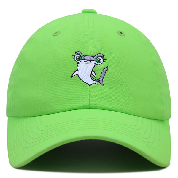 Hammerhead Shark Premium Dad Hat Embroidered Baseball Cap Cute Fish