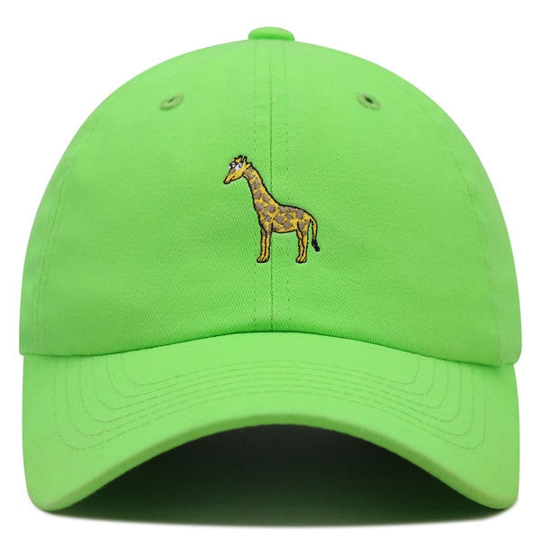 Giraffe Premium Dad Hat Embroidered Baseball Cap Africa Zoo