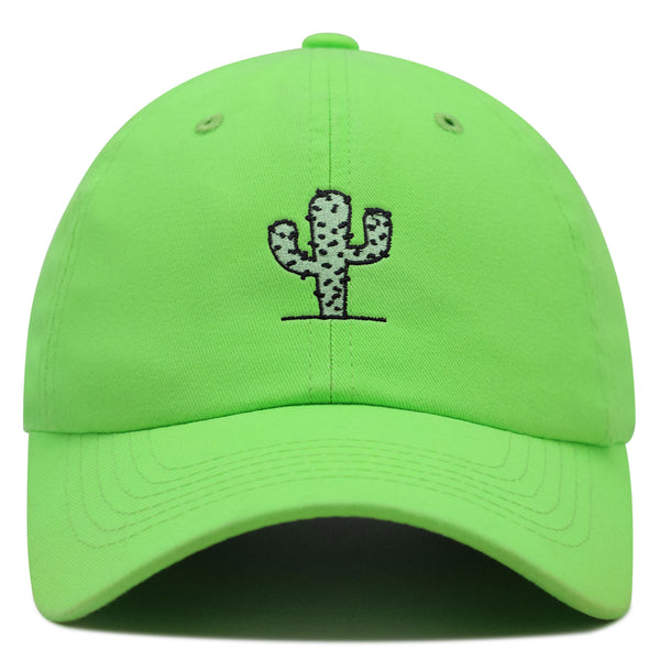 Cactus Premium Dad Hat Embroidered Baseball Cap Standing Cactus