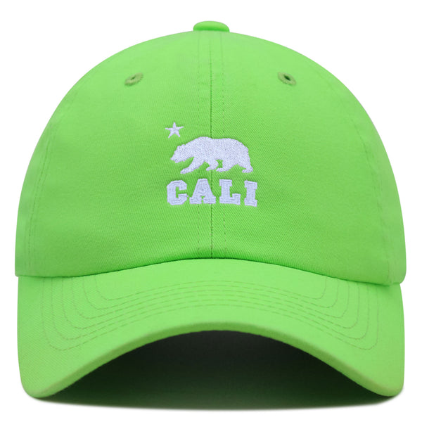 California Bear Premium Dad Hat Embroidered Cotton Baseball Cap West Coast