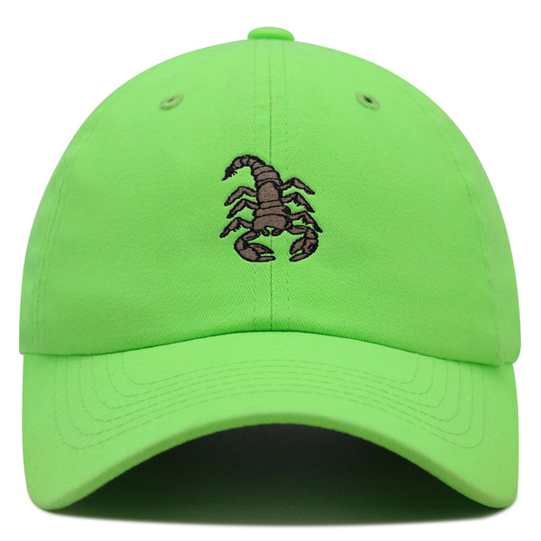 Scorpion Premium Dad Hat Embroidered Cotton Baseball Cap Tattoo