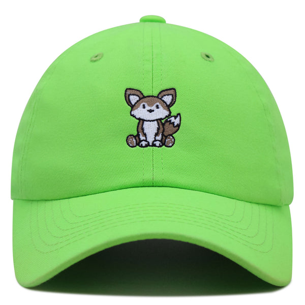 Fennec Fox Premium Dad Hat Embroidered Cotton Baseball Cap Sitting