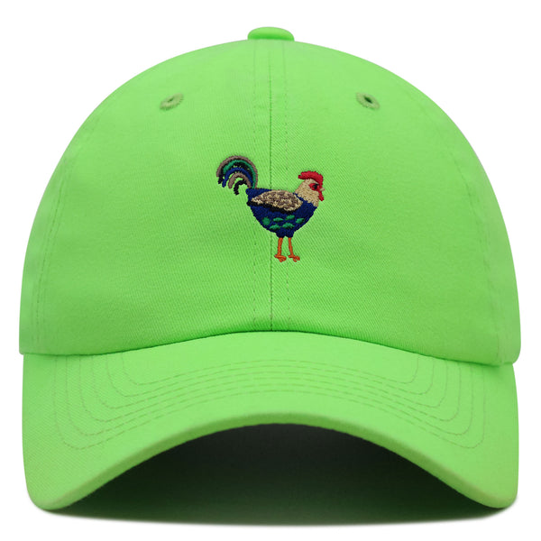 Colorful Chicken Premium Dad Hat Embroidered Cotton Baseball Cap Pollo