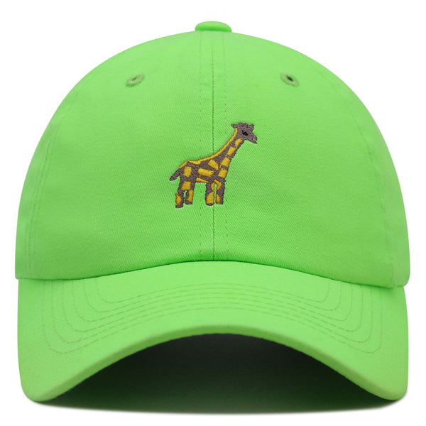 Giraffe Premium Dad Hat Embroidered Cotton Baseball Cap