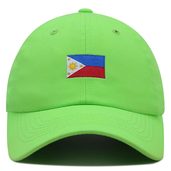 Philippines Flag Premium Dad Hat Embroidered Cotton Baseball Cap Country Flag Series