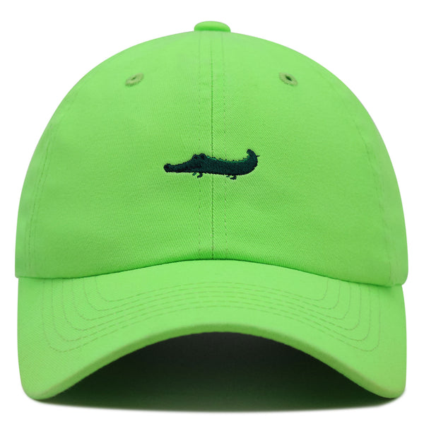 Cartoon Crocodile Premium Dad Hat Embroidered Cotton Baseball Cap