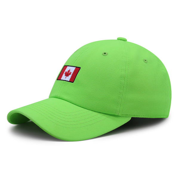 Canadian Flag Premium Dad Hat Embroidered Baseball Cap Canada Logo