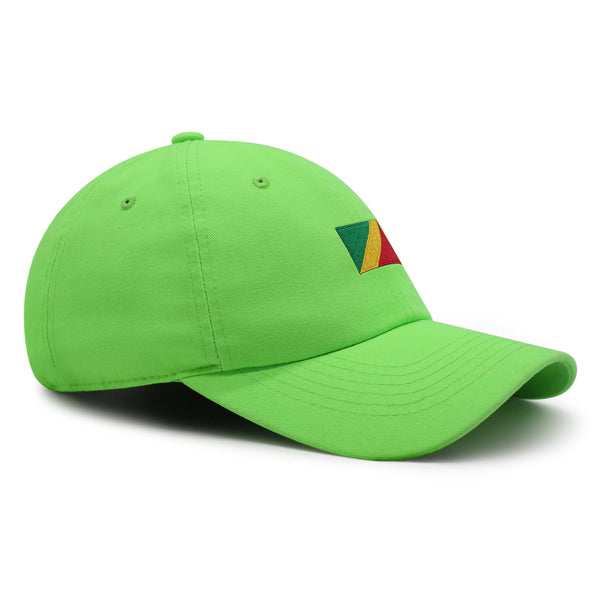 Congo Flag Premium Dad Hat Embroidered Cotton Baseball Cap Country Flag Series
