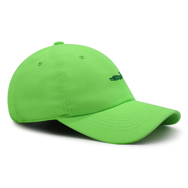 Cute Crocodile Premium Dad Hat Embroidered Cotton Baseball Cap