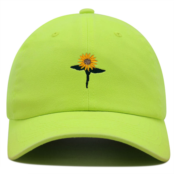 Sun Flower Premium Dad Hat Embroidered Baseball Cap Floral