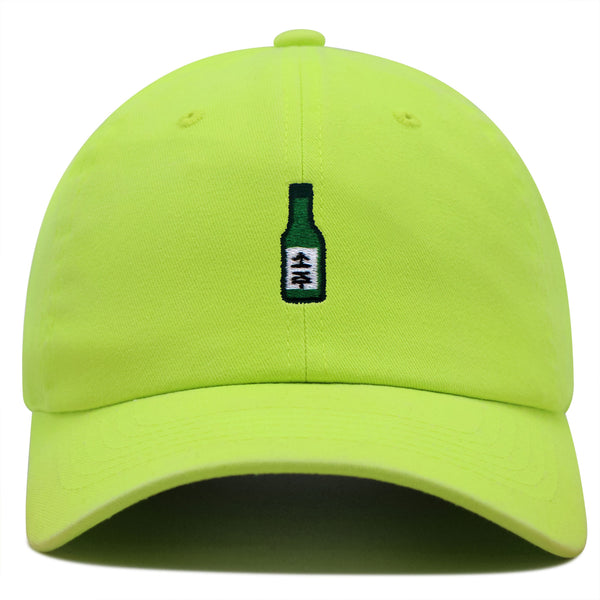 Soju Premium Dad Hat Embroidered Baseball Cap Korean Korea Spirit