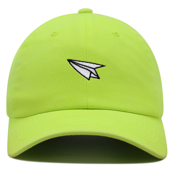 Paper Airplane Premium Dad Hat Embroidered Baseball Cap Plane Sky