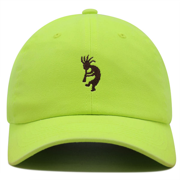 Kokopelli Premium Dad Hat Embroidered Baseball Cap Indian Traditional