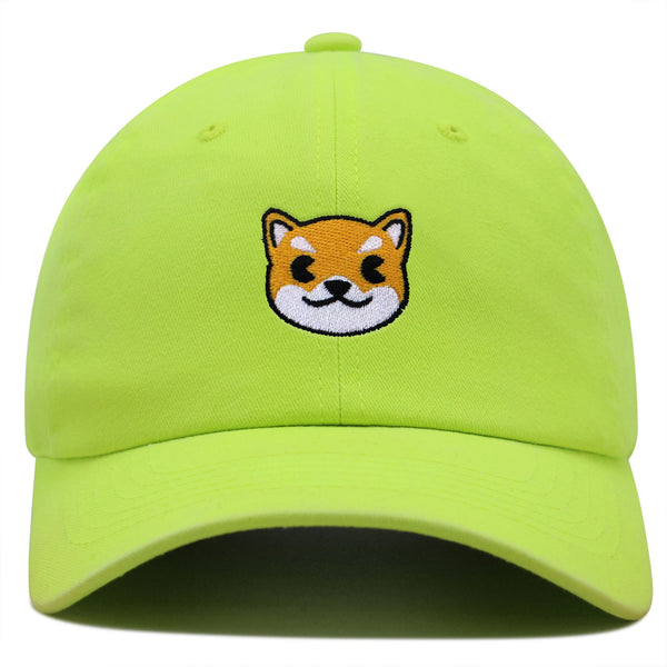 Shiba Premium Dad Hat Embroidered Baseball Cap Dog Puppy