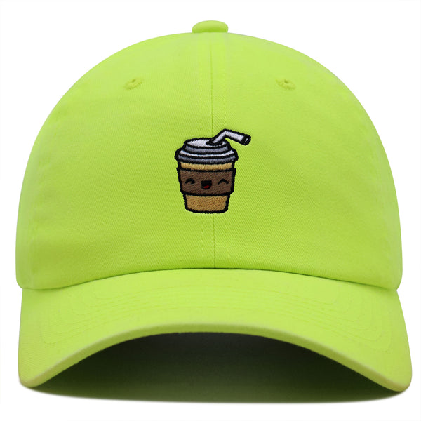 Morning Coffee Premium Dad Hat Embroidered Baseball Cap Latte Americano