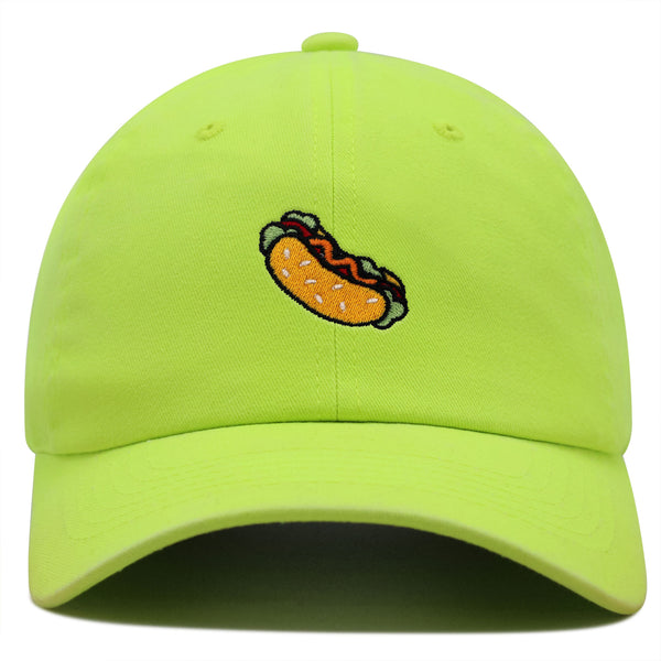 Hot Dog Premium Dad Hat Embroidered Baseball Cap Fast Food