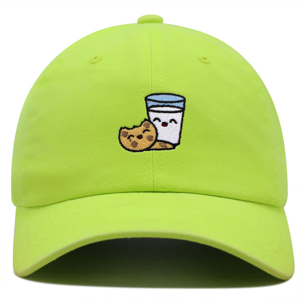 Milk and Cookie Premium Dad Hat Embroidered Baseball Cap Snack