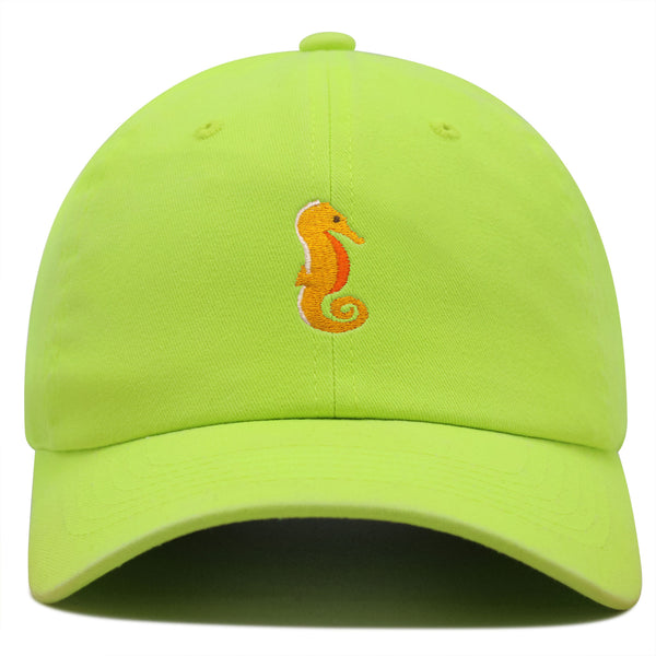 Seahorse Premium Dad Hat Embroidered Baseball Cap Ocean Sea Fish