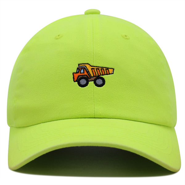 Truck Premium Dad Hat Embroidered Baseball Cap Construction