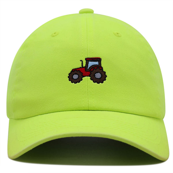 Tractor Premium Dad Hat Embroidered Baseball Cap Construction Farm