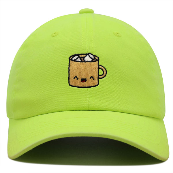 Hot Chocolate Premium Dad Hat Embroidered Baseball Cap Foodie Drink Coffee