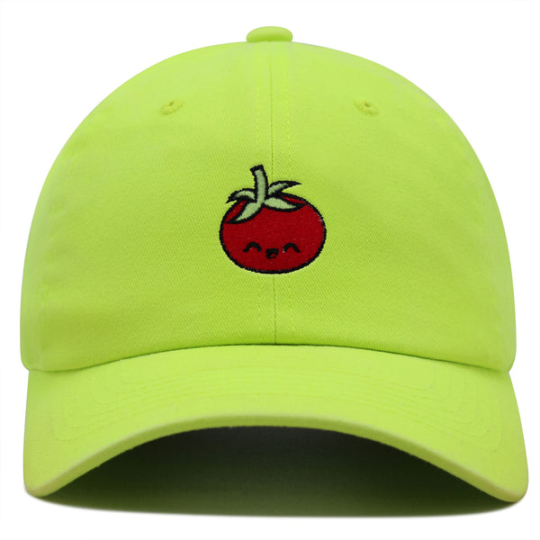 Tomato Premium Dad Hat Embroidered Baseball Cap Vegetable Vegan