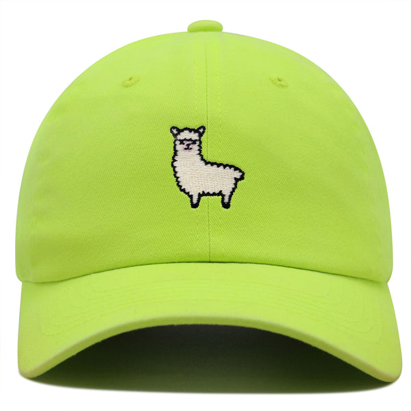 Alpaca Premium Dad Hat Embroidered Baseball Cap Peru Peruvian