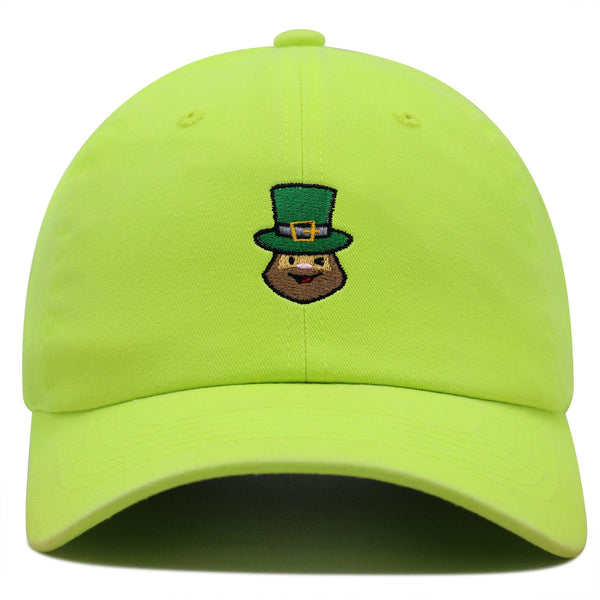 Leprechaun Premium Dad Hat Embroidered Baseball Cap Irish England St Pauls Day