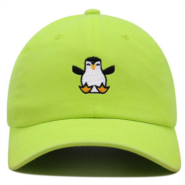 Penguin Premium Dad Hat Embroidered Baseball Cap Snow Animal