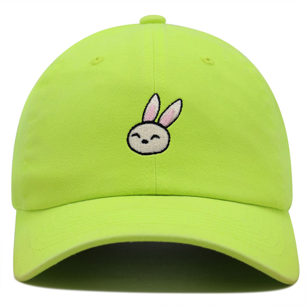 Cute Rabbit Premium Dad Hat Embroidered Baseball Cap Bunny Zoo