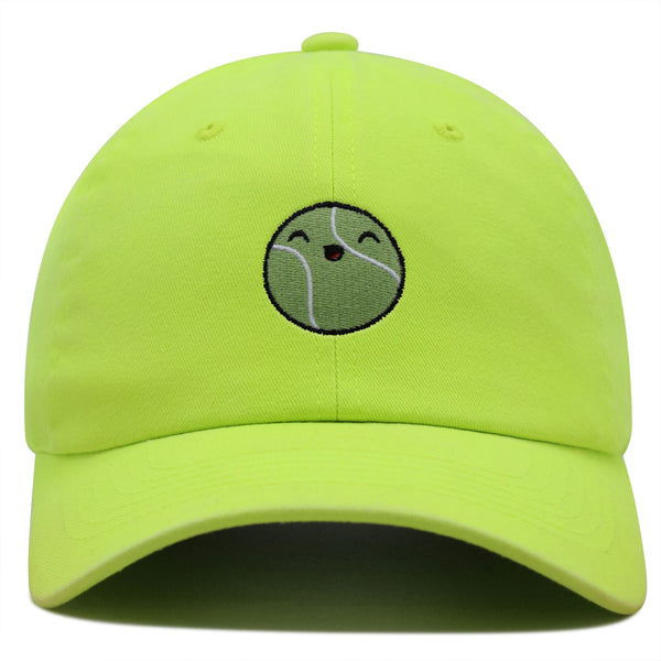 Happy Tennis ball Premium Dad Hat Embroidered Baseball Cap Sports Sharapova