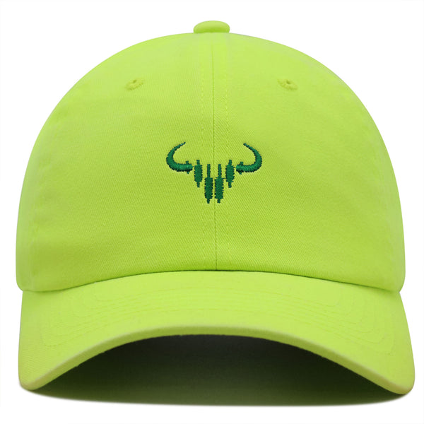 Bulls Premium Dad Hat Embroidered Baseball Cap Nasdaq Symbol Stocks