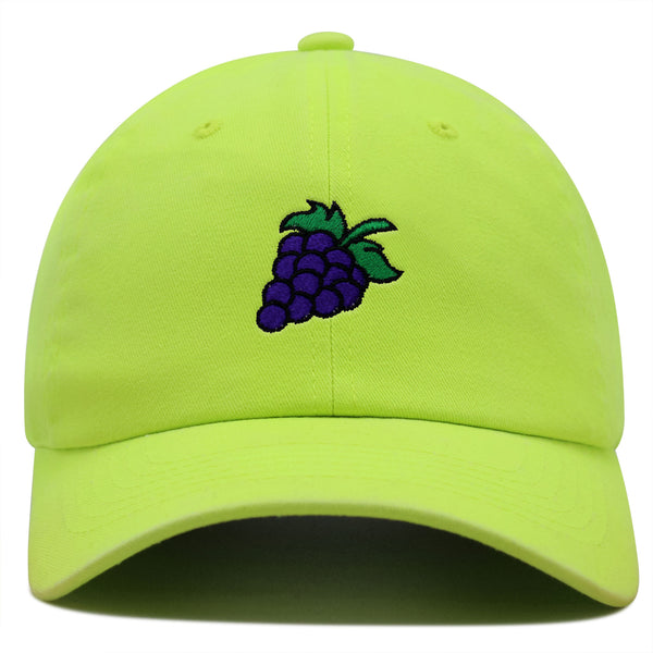 Grape Premium Dad Hat Embroidered Baseball Cap Farm Farmers Vegan