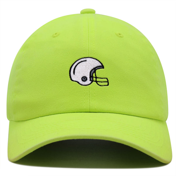 Football Helmet Premium Dad Hat Embroidered Baseball Cap Sports Fan Rugby