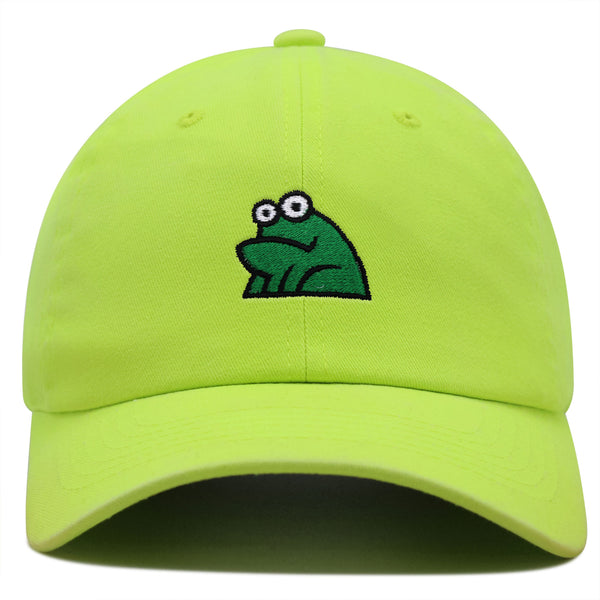 Frog Premium Dad Hat Embroidered Baseball Cap Funny