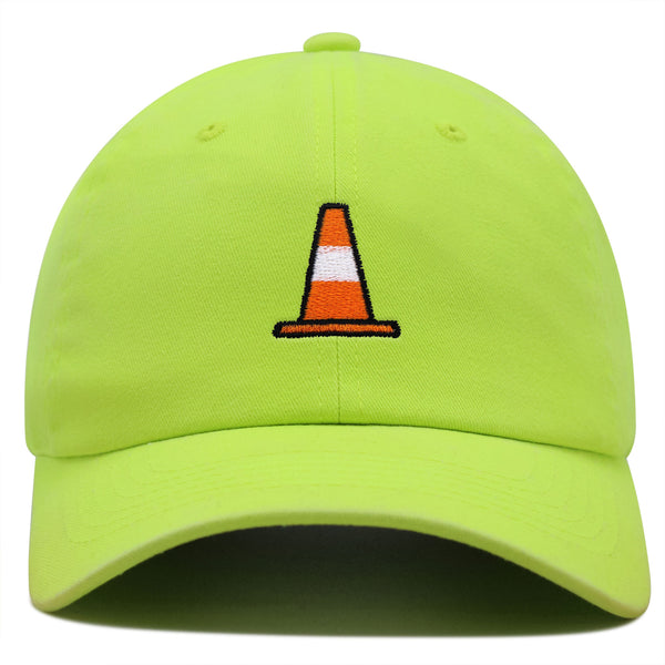 Safety Cone Premium Dad Hat Embroidered Baseball Cap Construction