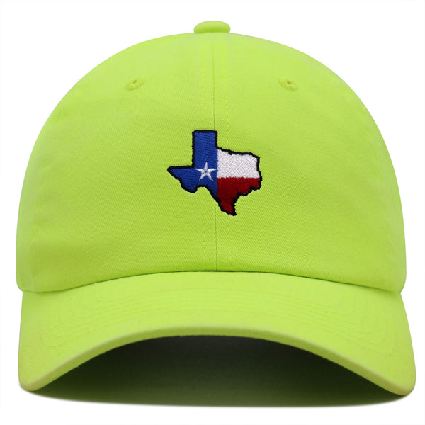 Texas Premium Dad Hat Embroidered Baseball Cap Map Flag