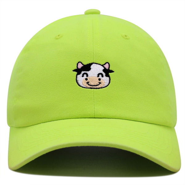 Cow Premium Dad Hat Embroidered Baseball Cap Milk Animal