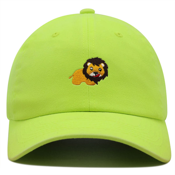 Lion Premium Dad Hat Embroidered Baseball Cap Zoo King