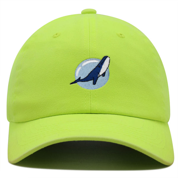 Whale Premium Dad Hat Embroidered Baseball Cap Fishing Nature